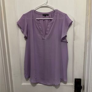 Adrianna Papell Lavender Blouse